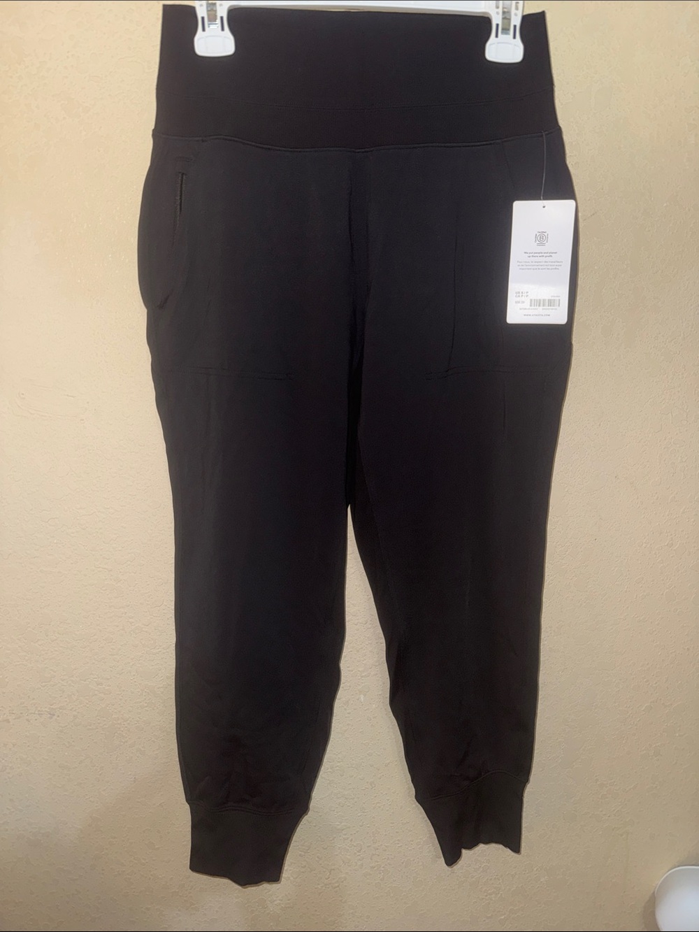 Athleta Black Venice High-Waist Jogger Pants